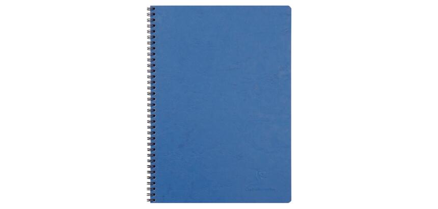 Cahier reliure intégrale Age Bag A4 100 pages ligné + marge - Bleu