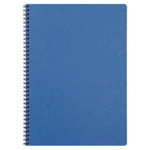 Cahier reliure intégrale Age Bag A4 100 pages ligné + marge - Bleu