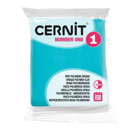 Cernit n°1 56 g Vert turquoise - Vert turquoise
