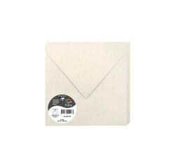 NATURA 100% RECYCLÉ, Paquet de 20 enveloppes Pollen 165x165mm 120g/m2 - Natura