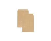 Boite de 500 Pochettes Kraft Adour Brun B6-120x176 mm - Auto-Adhésives - 90g/m2 - Brun