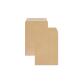 Boite de 500 Pochettes Kraft Adour Brun B6-120x176 mm - Auto-Adhésives - 90g/m2 - Brun