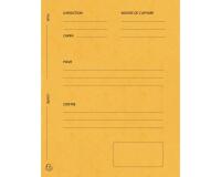 Pak van 25 pleidooimappen Voor/tegen versterkt karton 25x32cm