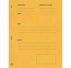 Pack of 25 printed legal folders Pour/Contre pressboard 25x32cm