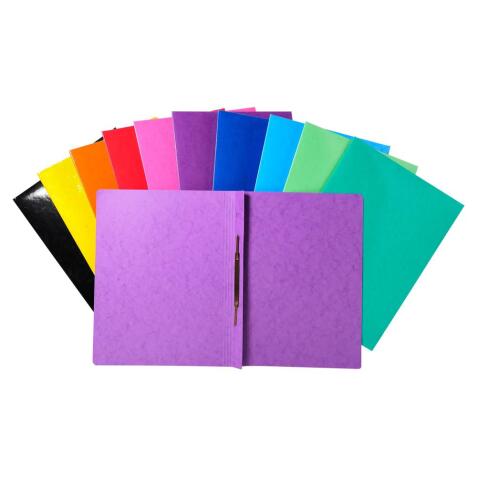 Chemise à lamelle carte lustrée pelliculée 355gm2 Iderama - A4