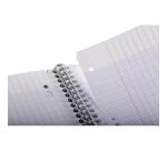 Cahier reliure intégrale A4+ 160 pages détachables perforées 4 trous grands carreaux - Assortis