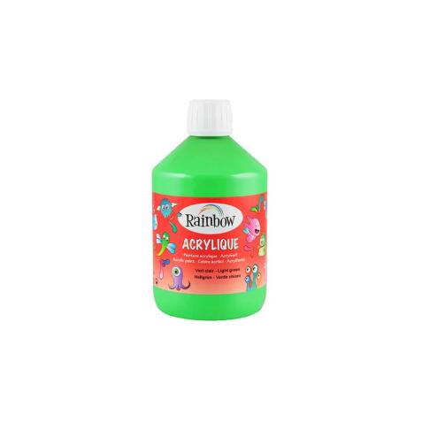 ACRYLIQUE MATE 500 ML VERT CLAIR - Vert clair