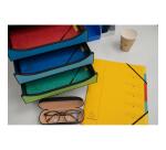 Trieur, A4, carton, 7 compartiments, bleu