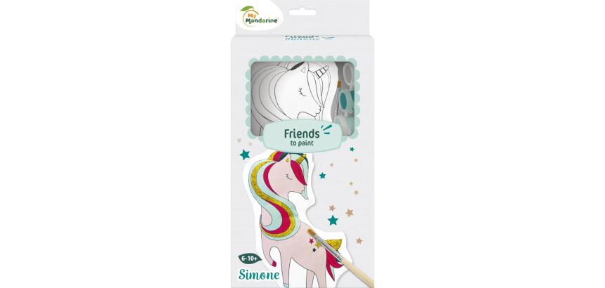 Friends to Paint, Simone la Licorne - Multicolore