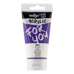 Darwi For You tube de peinture acrylique 75 ml - Violet clair