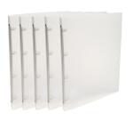 Carpetas flexibles con anillas - Chromaline para archivar A4 - 4 Anillas en O 15 mm - Incoloro