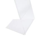 Porte-visuel incliné vertical A3 - Cristal