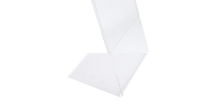 Porte-visuel incliné vertical A3 - Cristal