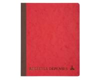 Piqûre 220X170 Recettes-dépenses 80 pages - Couleurs assorties
