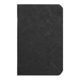 Clairefontaine Nomaddict Notebook - A6 - Lined - 48 Sheets -90gsm - Staplebound - Black