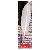 Plume d'oie taillée sur broche