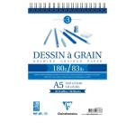 Dessin à Grain bloc spiralé 30F A5 180g