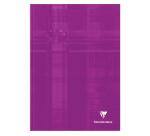 Cahier brochure rembordée rigide A4 192 pages ligné + marge - Assortis