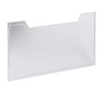 Panel de cubierta de distribuidor folletos de pared - A4 horizontal - 0 ,6 x 32,7 x 18,8 cm - 6x327x188 mm