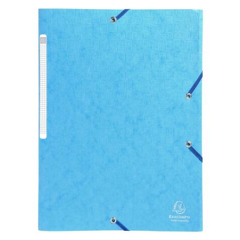 Chemises à élastiques carte lustrée 3 rabats monobloc