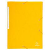 Chemise à élastiques Maxi capacity carte lustrée 425gm2 - A4 - Jaune