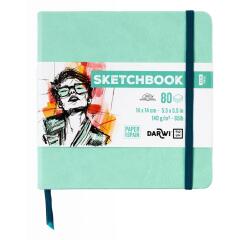 DFY Sketchbook 14x14 80F 140g - Vert d'eau