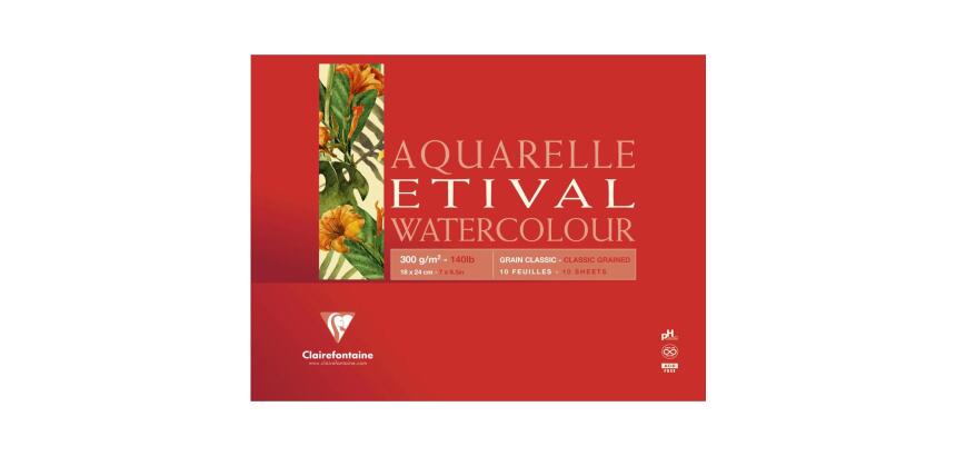 Etival bloc collé 4 côtés 10F 18x24cm 300g grain classic