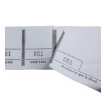 Bloc passe-partout 100 feuillets numérotés de 3 volets - Format 4,8x15 cm