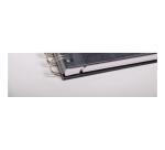 Bind'O Block cahier reliure intégrale A5+ 180 pages détachables perforées 6 trous ligné + cadre en-tête - Assortis