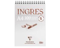 Ingres Etude bloc spiralé 100F A4 80g