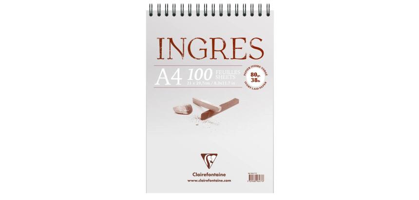 Ingres Etude bloc spiralé 100F A4 80g