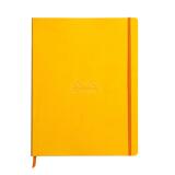 Rhodiarama cahier souple A4+ 160 pages ligné papier ivoire 90g - Jonquille