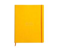 Rhodiarama cahier souple A4+ 160 pages ligné papier ivoire 90g - Jonquille