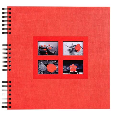Álbum de fotos PASSION 32x32 cm - 360 fotos 60 páginas - Rojo