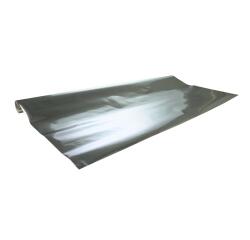 Métal. 1 face, 2x0,70m carton 10rlx Rge - Argent