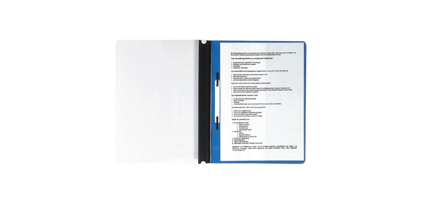 Chemise de présentation à lamelles PVC Premium - A4 - Couleurs assorties