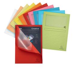 Confezione da 100 cartelle con finestra SUPER 160 - 22x31cm