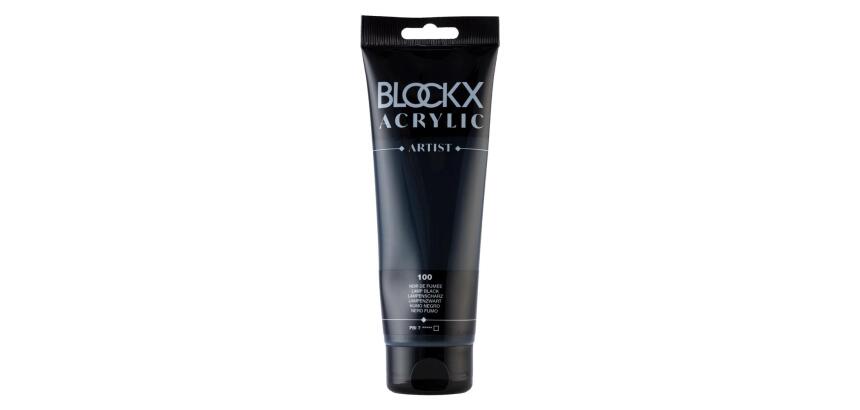 Peinture acrylique fine tube 250ml - Noir de fumée