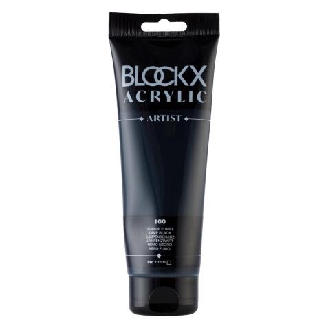 Peinture acrylique fine tube 250ml - Noir de fumée