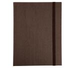 Carnet Nature 220x170, 192 pages lignées - Marron / Noir