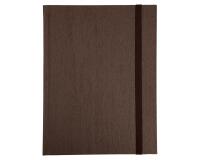 Le dauphin notebook 220x170, 192 lined pages - brown/black