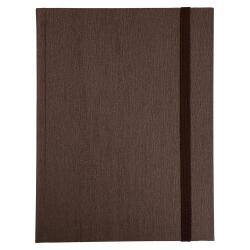 Le dauphin notebook 220x170, 192 lined pages - brown/black