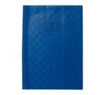 Protège-cahiers grain madras avec rabats marque-pages PVC 22/100ème A4