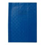 Protège-cahiers grain madras avec rabats marque-pages PVC 22/100ème A4