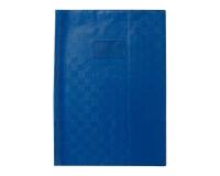 Protège-cahiers grain madras avec rabats marque-pages PVC 22/100ème A4