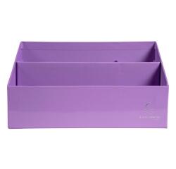 Verticale sorteer / brievenhouder met 3 verdelingen in karton