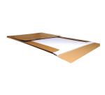 Bloc 50 feuilles blanches 65x100 80g Recto uni/Verso quadrillé - Blanc