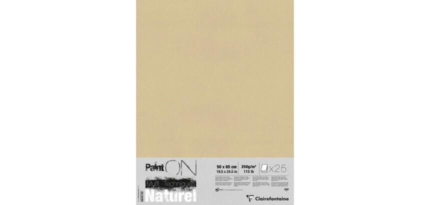 Paint'ON Naturel paquet 25F 50x65cm 250g