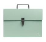 Trieur familial à poignée recyclé AutentiK - 18 compartiments - Couleurs assorties