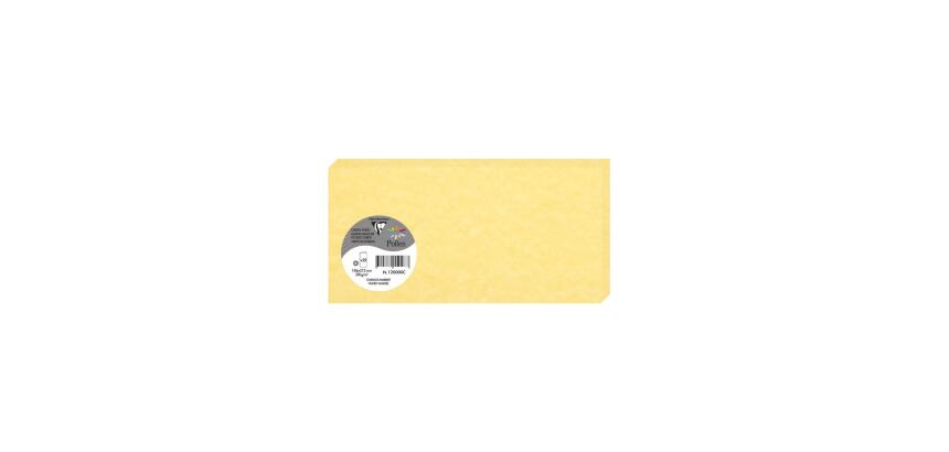 PAPIERS MARBRÉS, Paquet de 25 cartes pliées Pollen 106x213mm 180g/m2 - Chamois marbré